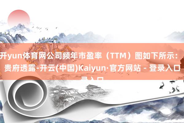 开yun体育网公司频年市盈率（TTM）图如下所示： 　　贵府透露-开云(中国)Kaiyun·官方网站 - 登录入口
