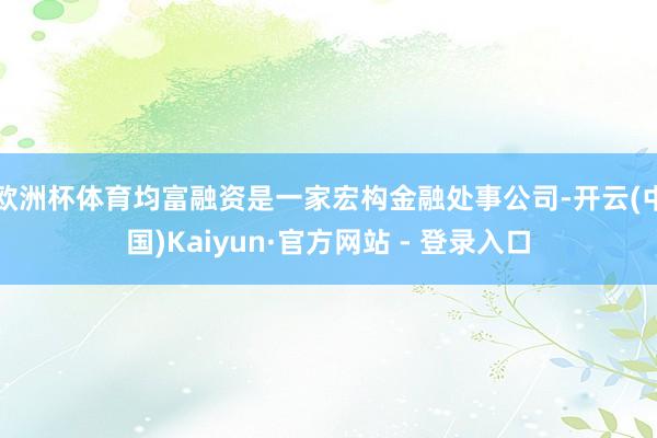 欧洲杯体育均富融资是一家宏构金融处事公司-开云(中国)Kaiyun·官方网站 - 登录入口