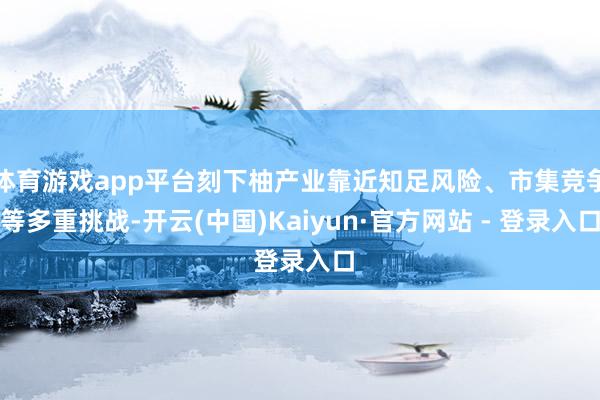 体育游戏app平台刻下柚产业靠近知足风险、市集竞争等多重挑战-开云(中国)Kaiyun·官方网站 - 登录入口