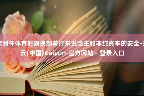 欧洲杯体育时刻挟制着行东说念主和非纯真车的安全-开云(中国)Kaiyun·官方网站 - 登录入口